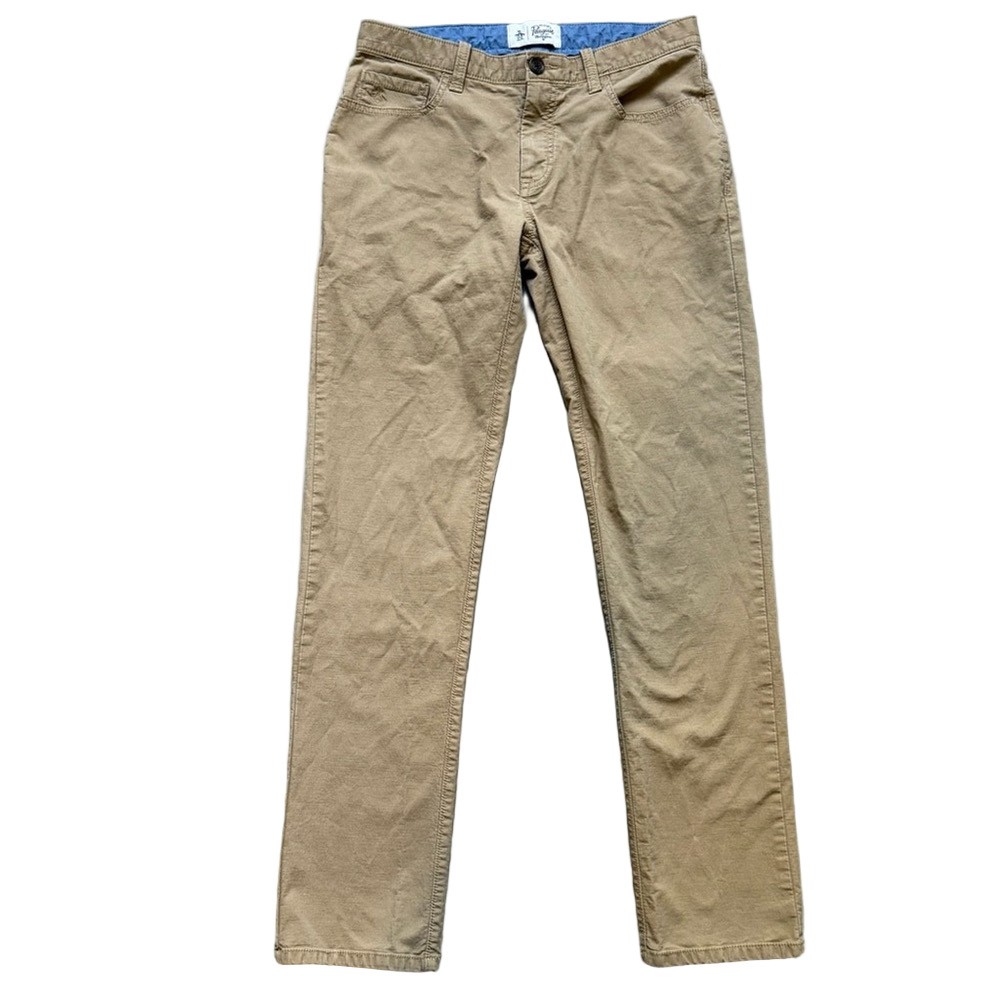 Original Penguin Tan Chinos Straight Leg Cotton